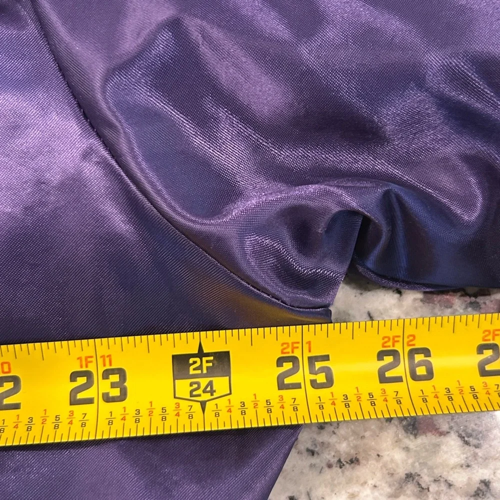 Swingster Vintage 80s 90s Utah Jazz‎ Purple Satin Bomber Jacket NBA XL Made USA